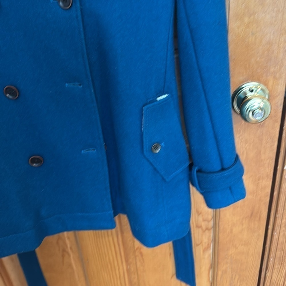Blue wool coat from Anthropologie - Picture 5 of 12